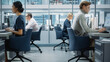 © Gorodenkoff - Diverse Team of Finance Managers Working with Statistical Data in Modern Big City Office. Colleagues Work on New Business Opportunities, Evaluate Financial Reports, Plan Investment Strategy.