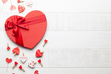 Wall Mural - Valentines day heart decor