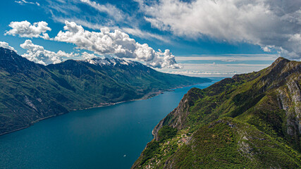 lake in the mountains