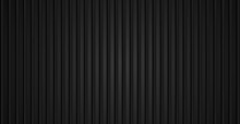 Black Panoramic Background Cargo Container In Black Color - Vector