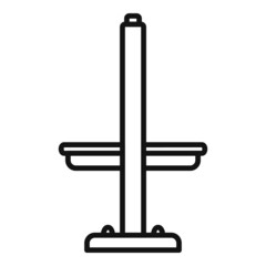 Poster - car repair part icon outline vector. auto service