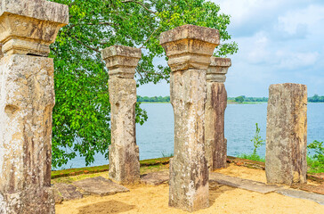 Poster - The lake of Polonnaruwa, Sri Lanka