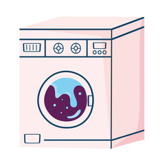 Canvas Print - washing machine appliance