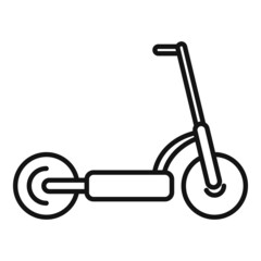 Wall Mural - Kick electric scooter icon outline vector. Bike transport