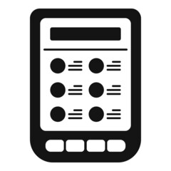 Poster - Ebook screen icon simple vector. Internet mobile