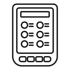 Poster - Web ebook icon outline vector. Digital education