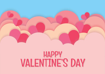 happy valentine's day banner design for website 