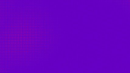 Poster - Dots halftone purple pink color pattern gradient texture with technology digital background. Pop art comics with nature graphic design.