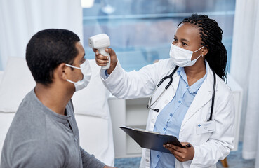 Aufkleber - A fever could be the first sign of an infection