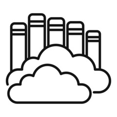 Poster - ebook data icon outline vector. online training