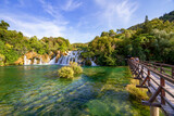 Skradinski buk waterfall in Krka national park, Croatia