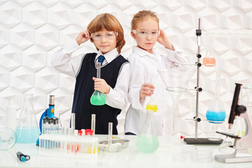 two young chemists