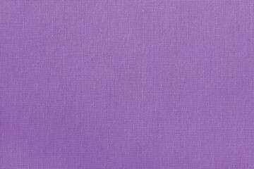 Wall Mural - Purple cotton fabric texture background, seamless pattern of natural textile.