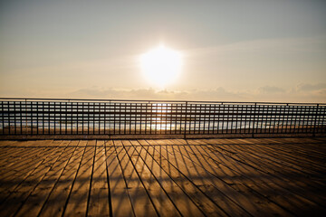 Sunset on the beach