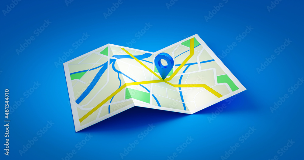 Location city map street navigation of road town travel gps district ...