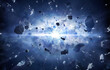 Big Bang Explosion - Time Warp In Universe - Contain 3d Rendering