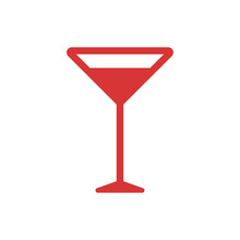 Cocktail Red Web Icon