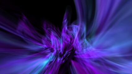 Wall Mural - 4k animated accumulation of energy in space.
