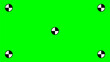 Green chromakey track point. Chromakey Background. Vector stock illustration.
