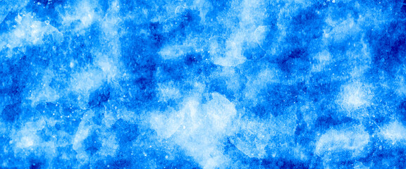 Wall Mural - abstract blue and white painted wall texture background, vintage grunge plaster or concrete stucco s