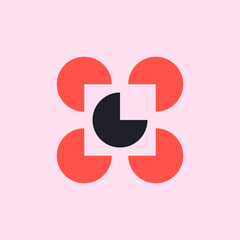  - abstract logo. geometric abstract logos. icon design