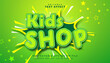 © Farhad - 3D Kids Shop text effect - Editable text effect