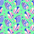 Luxurious seamless pattern Easter Eggs in Art Deco style. The perfect background for greetings cards, invitations, wallpaper, fabrics print, posters, wrapping, pack paper. 