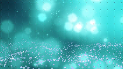 Wall Mural - fantastic view from the cockpit of a spaceship in a galactic hazy space. flying through glowing star