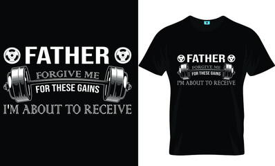 Father forgive me t-shirt design