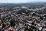 Fototapeta Miasto - Vista aérea de Cuautitlán Izcalli