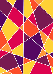 colorful Polygon Background. mosaic pattern. Geometric Abstract Template design