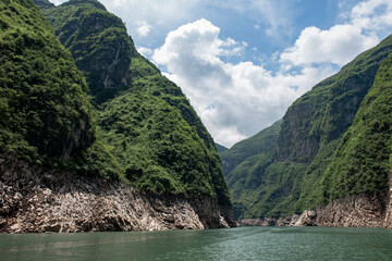 Wall Mural - Landscape of the Three Gorges of the Yangtze River in China