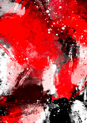 Wall Mural - japanese ink painting abstract background for artwork display