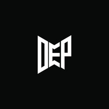 DEP Letter Logo Creative Design. DEP Unique Design