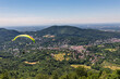 Panorama Gleitschirmflieger Baden Baden