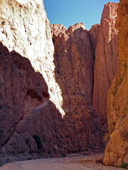 Poster - Todraschlucht, Hoher Atlas, Marokko