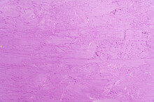 Old Wall With Peeling Stucco. Craquelure Purple Textured Background. Abstract Concrete Interior