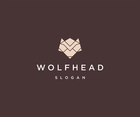 Wall Mural - Wolf head logo icon design template