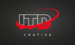 ITD creative letters logo with 360 symbol Logo design