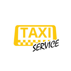 Sticker - Taxi service sign icon isolated on white background