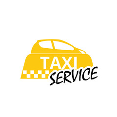 Canvas Print - Taxi service sign icon isolated on white background