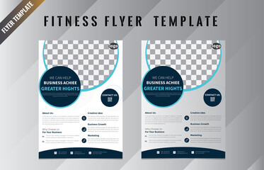 Creative Business Flyer Template, Modern digital marketing creative business flyer design, Multipurpose Business Flyer, Conference Meeting Flyer Template Design. Premium Vector.