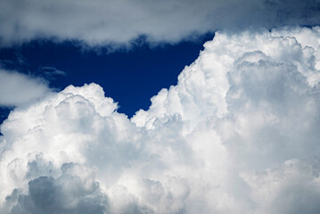 Wall Mural - Cluodscape Sky background over the blue sky