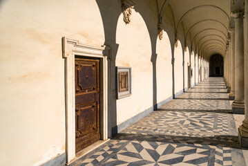 Wall Mural - Naples Campania Italy. The Certosa di San Martino is a former monastery complex, now a museum, in Naples,.