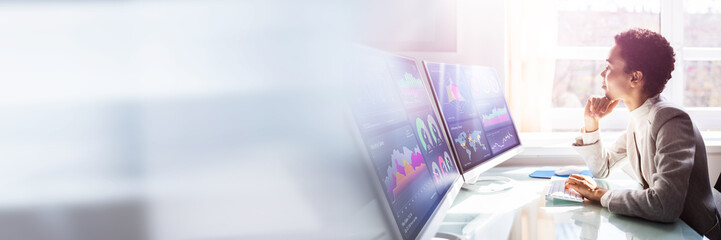 Poster - Financial Business Analytics Data Dashboard