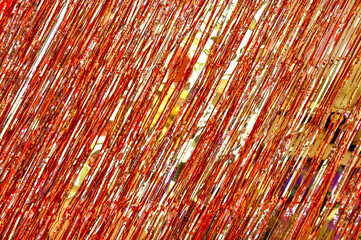 Wall Mural - Red and yellow abstract line texture background