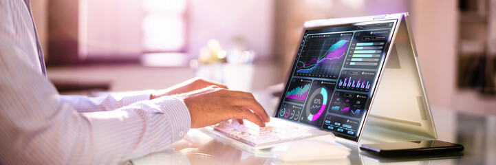 Poster - Financial Business Analytics Data Dashboard