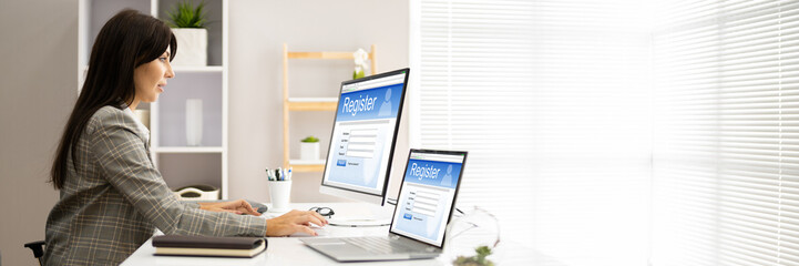 Online Web Registration Form On Website