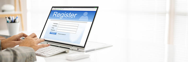 Online Web Registration Form On Website