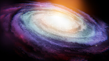 Wall Mural - space galaxy background